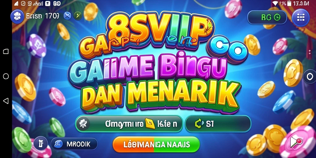 Tampilan gameplay seru dari aplikasi Bingo 8SVIP.