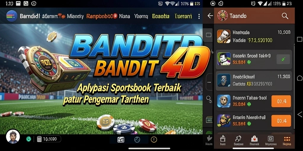 Tampilan gameplay BANDIT4D yang dinamis dan interaktif.