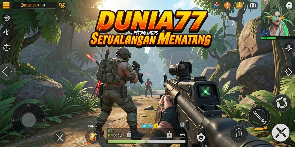 Tampilan gameplay DUNIA77 yang menegangkan dan menarik.