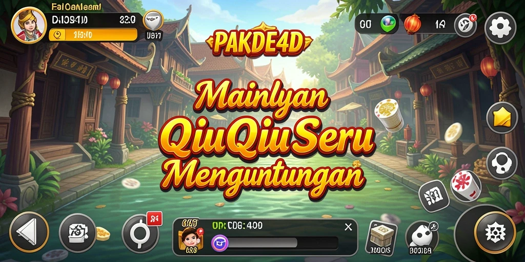 Tangkapan layar menampilkan gameplay seru PAKDE4D QiuQiu.