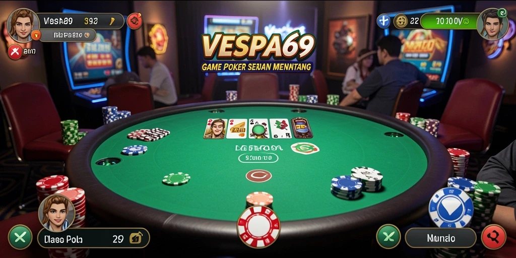 Tampilan screenshot gameplay VESPA69 yang mendebarkan dan menarik.